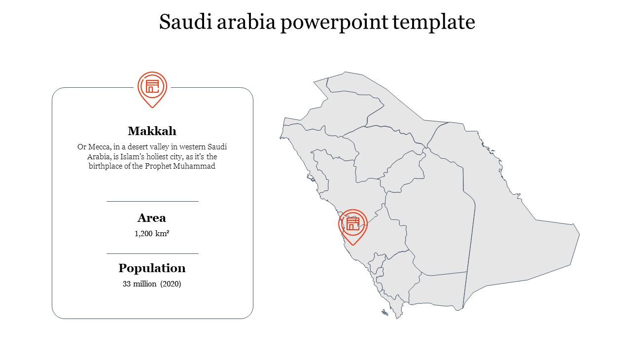 Editable Saudi Arabia PowerPoint Template PPT Designs